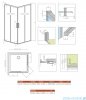 Radaway Idea Kdd Brushed Copper kabina 100x100cm szczotkowana miedź 387062-93-01L/387062-93-01R